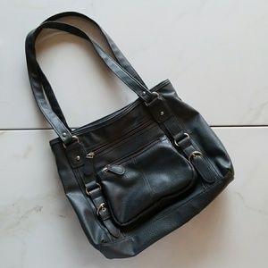 Charcoal Gray Choulder Bag
